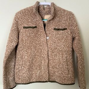 Altar’d State Tan Sherpa jacket